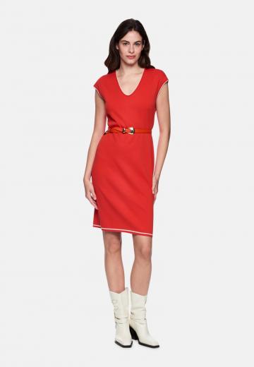 Вязаное платье