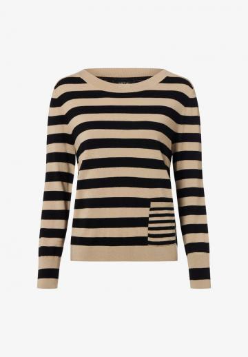 Пуловер в полоску