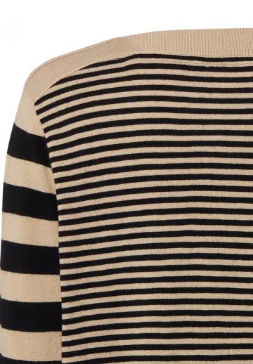 Пуловер в полоску