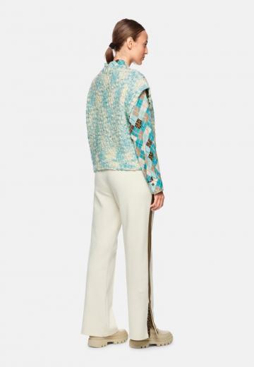 Пуловер с коротким рукавом