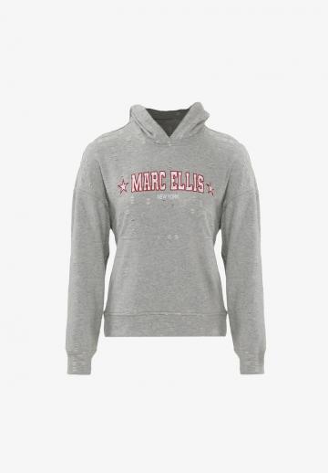 Пуловер с капюшоном