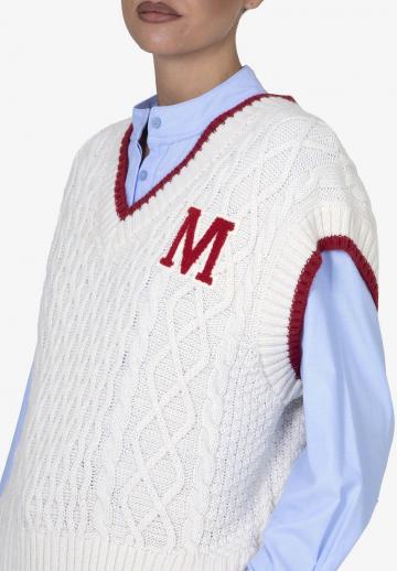 Пуловер с коротким рукавом