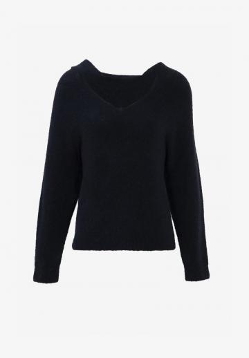 Пуловер с капюшоном