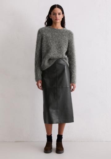 Кожаная юбка