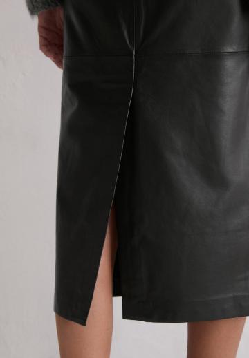 Кожаная юбка