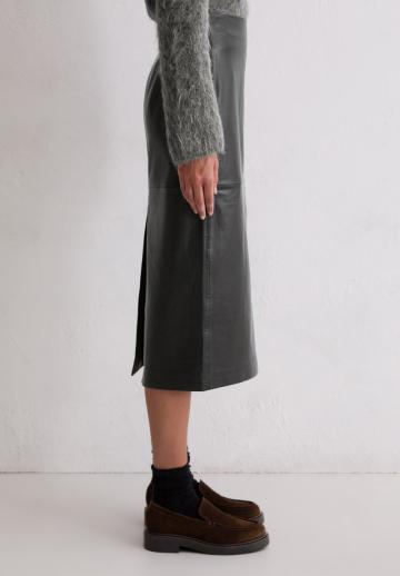 Кожаная юбка