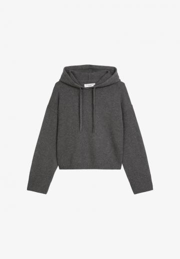 Пуловер с капюшоном