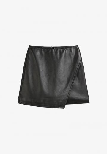 Кожаная юбка