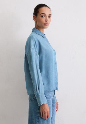 Джинсовая блузка