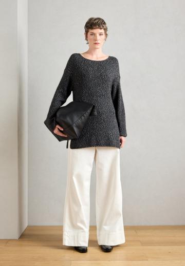 Длинный пуловер