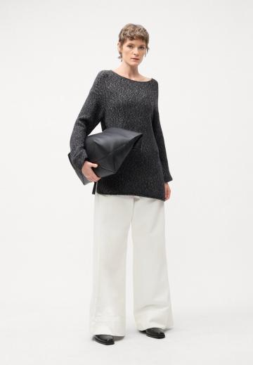 Длинный пуловер