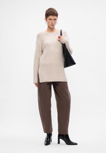 Длинный пуловер