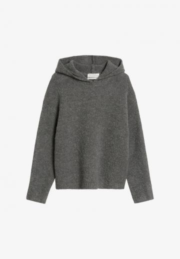 Пуловер с капюшоном