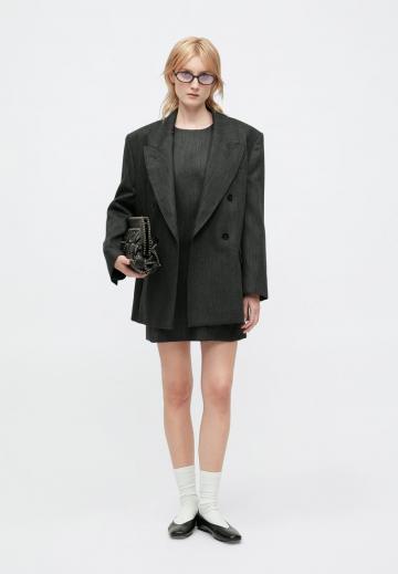 Длинный блейзер