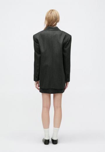 Длинный блейзер