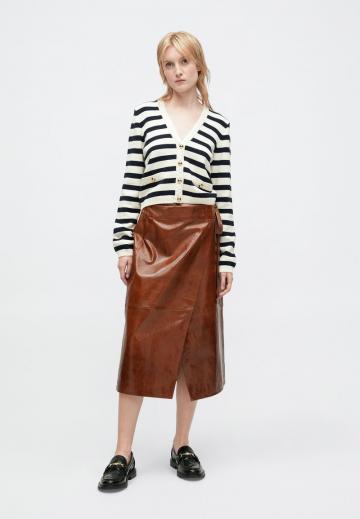 Кожаная юбка