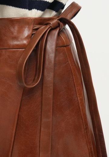 Кожаная юбка