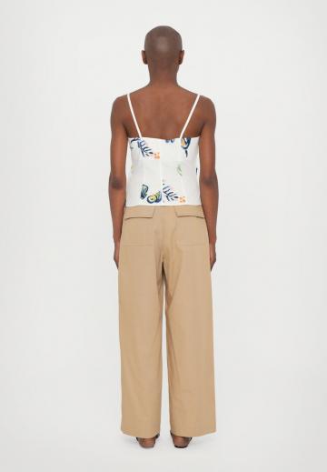 Топ на бретельках