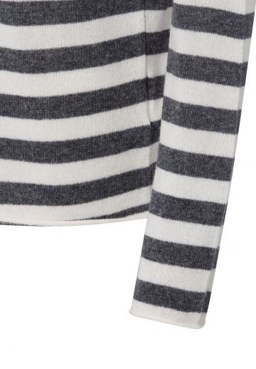 Пуловер в полоску