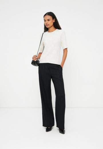 Пуловер с коротким рукавом