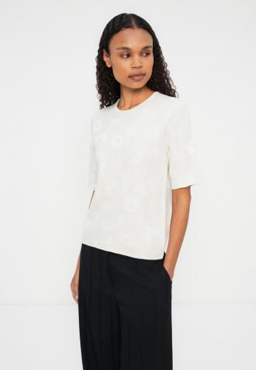 Пуловер с коротким рукавом