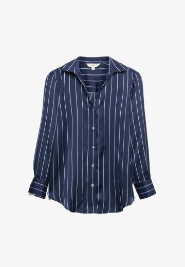 Атласная блузка