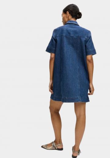 Джинсовое платье