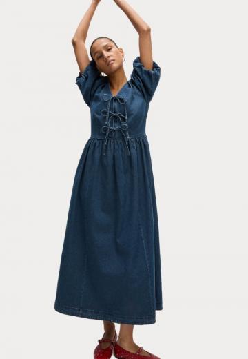 Джинсовое платье