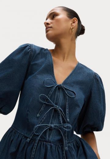 Джинсовое платье