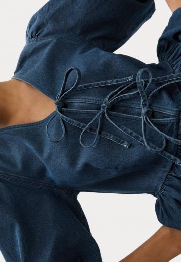 Джинсовое платье