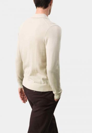 Поло с длинным рукавом