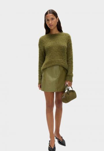 Кожаная юбка