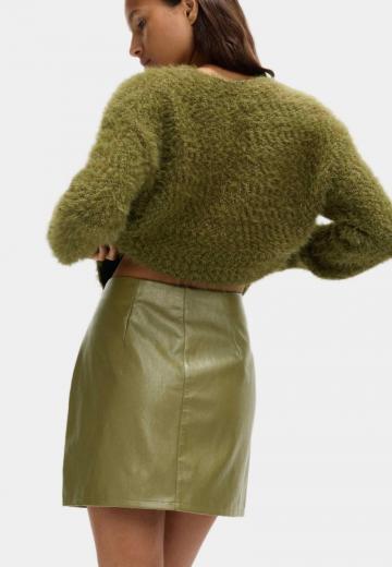 Кожаная юбка