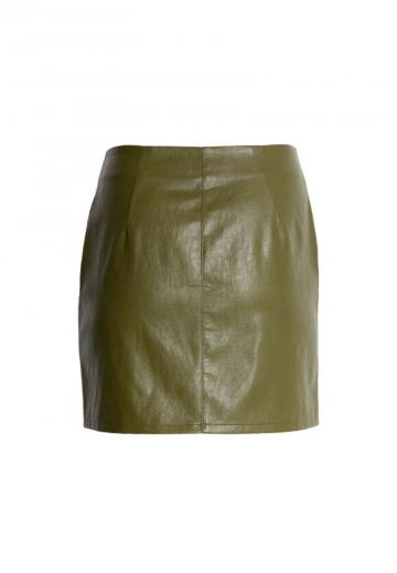 Кожаная юбка