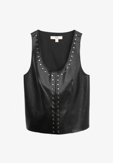 Блузка без рукавов