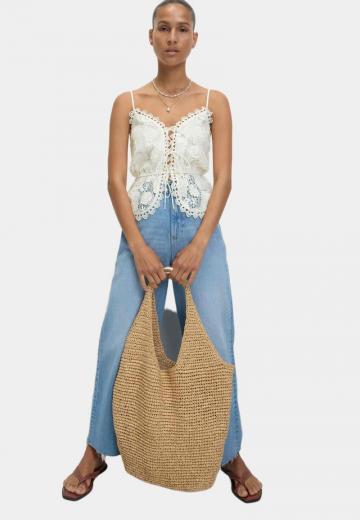 Топ на бретельках