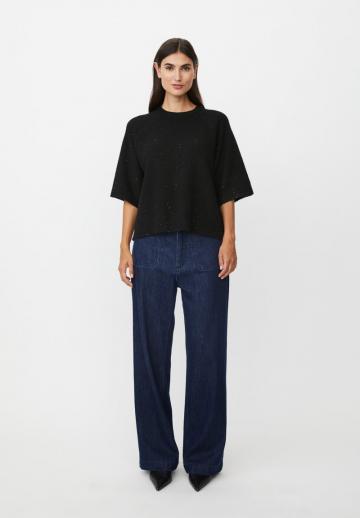 Пуловер с коротким рукавом