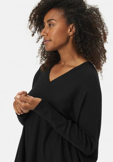 Длинный пуловер