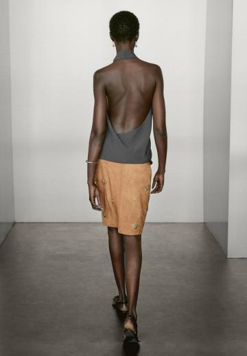 Кожаная юбка