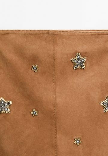 Кожаная юбка