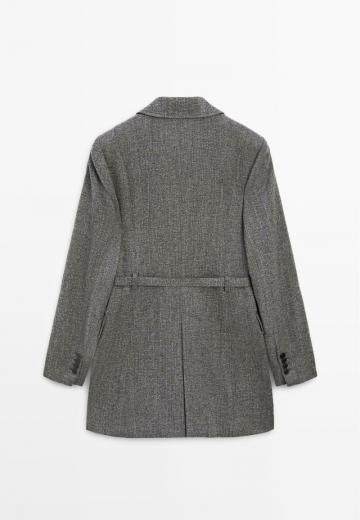 Длинный блейзер