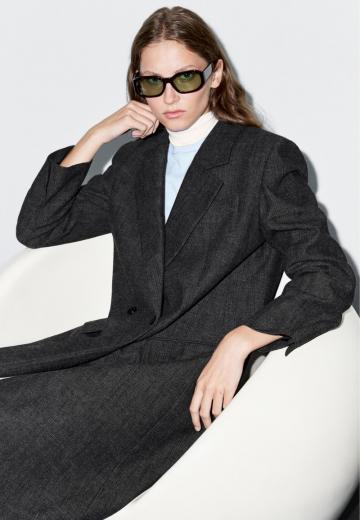 Шерстяное пальто