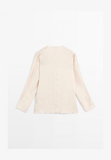 Атласная блузка