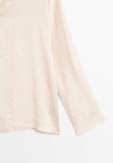 Атласная блузка