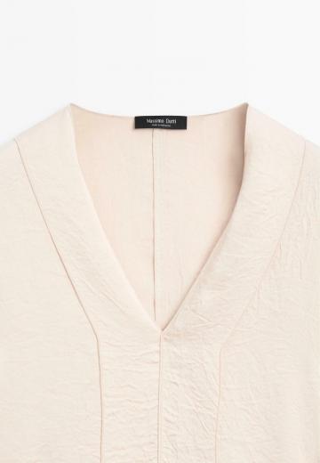 Атласная блузка