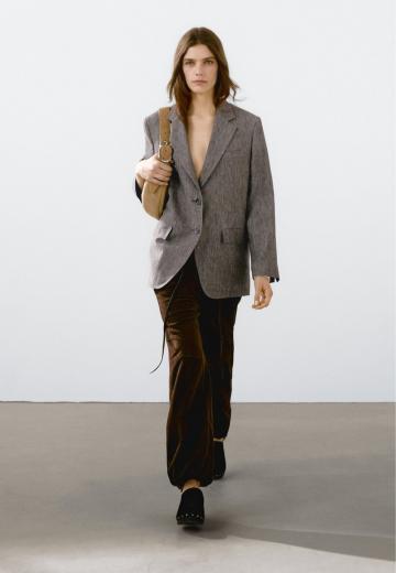 Длинный блейзер