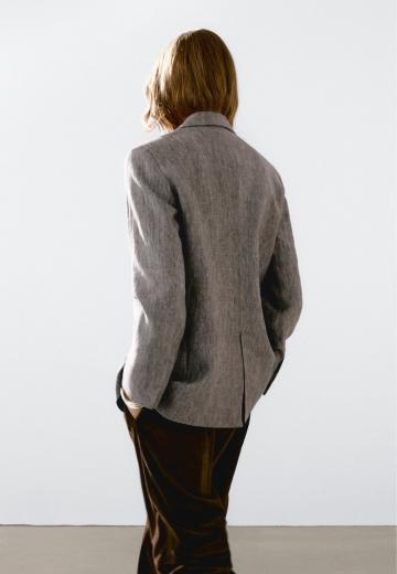 Длинный блейзер