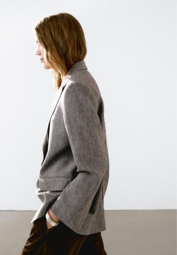 Длинный блейзер