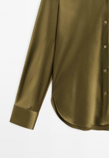 Атласная блузка