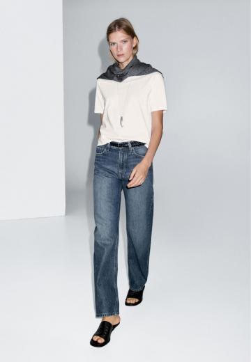 Прямые джинсы